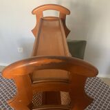 Wooden magazine rack