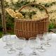 6 Luminarc vine shoot wine glasses