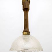 Angelo Brotto - Murano glass and bronze chandelier - Mid-Century - Esperia,