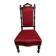 Chaise dite chauffeuse d'époque Napoléon III en bois mouluré sculpté