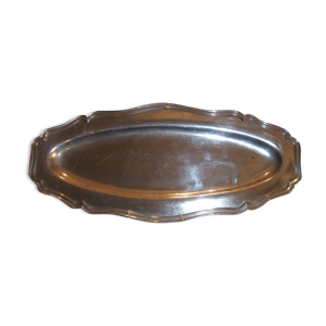 Plat a poisson en etain