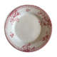 Plate faience of Gien to rose Pomponette design