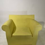 Fauteuil Bubble club jaune de Kartell par Starck