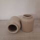 Lot de 2 pots en grès émaillé