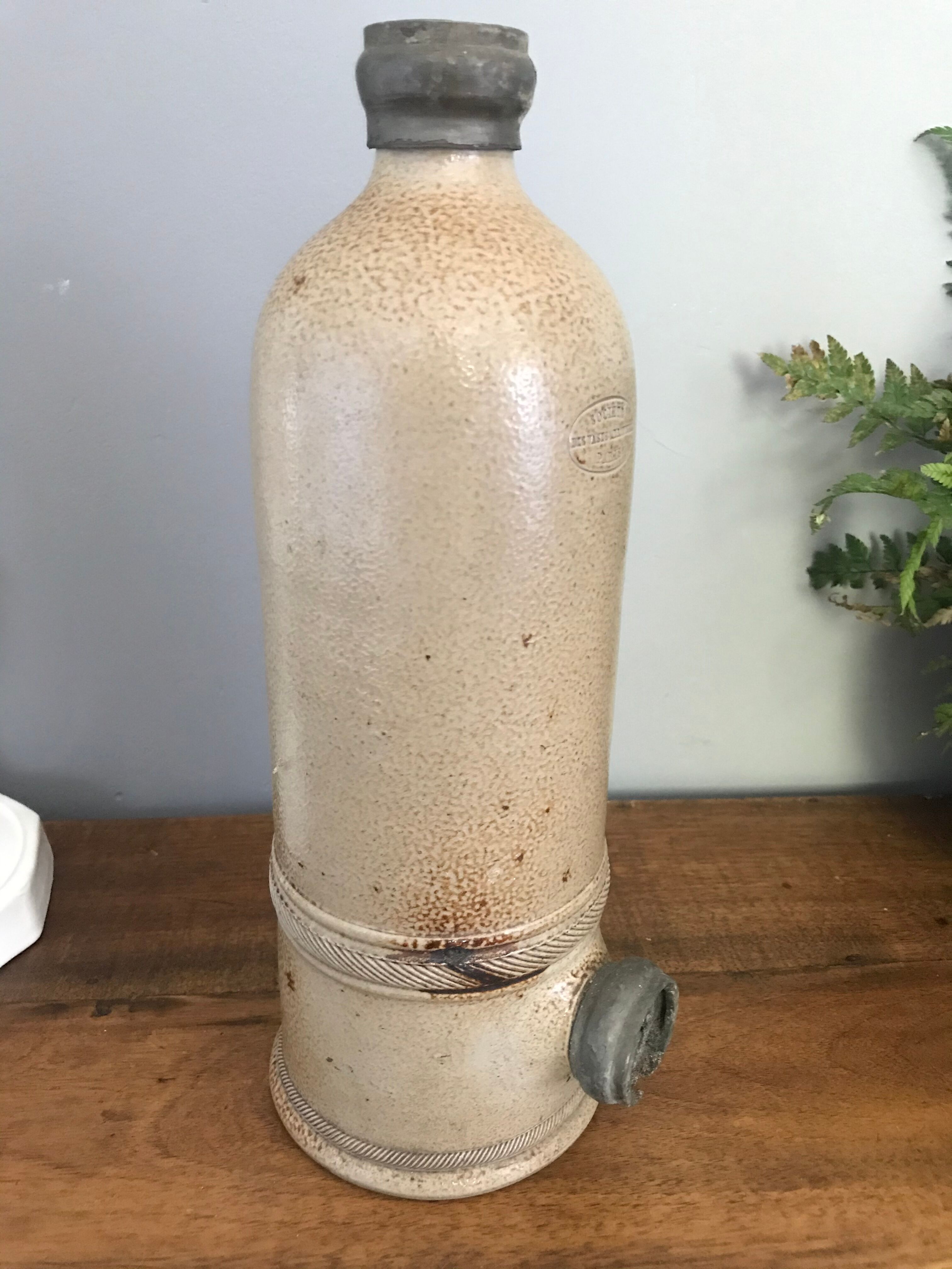 Old sandstone bottle