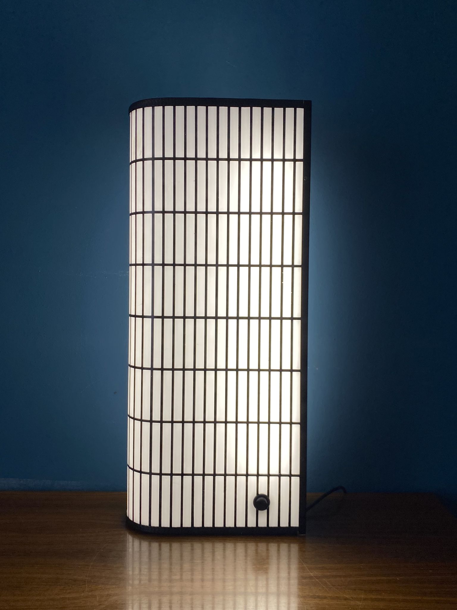 Postmodern reticulated lamp in the manner of J.Hoffman, Italy 1980s