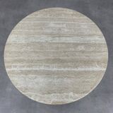 Table basse travertin ronde