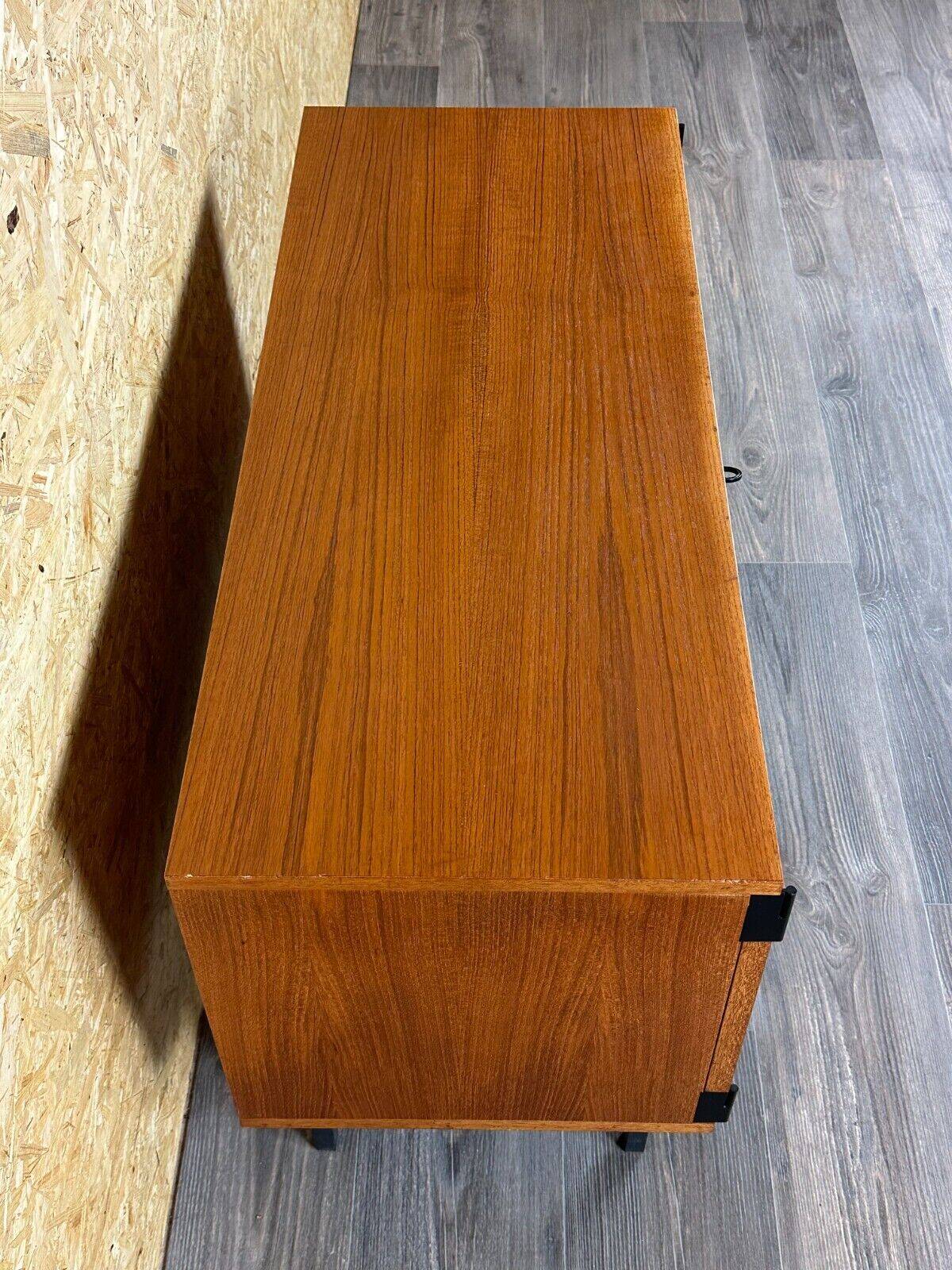 60s 70s teak sideboard cabinet Rego Mobile Danish Modern Design