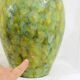 Mid century large green ceramic spout jug - H:54cm