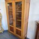 Vitrine / bibliothèque vintage bois et verre