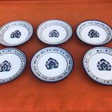 6 earthenware dessert plates
