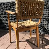 Audoux &  Minet Bridge Armchair, 1950s