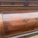 Secretary cylinder Mahogany white marble (Louis XVI style)