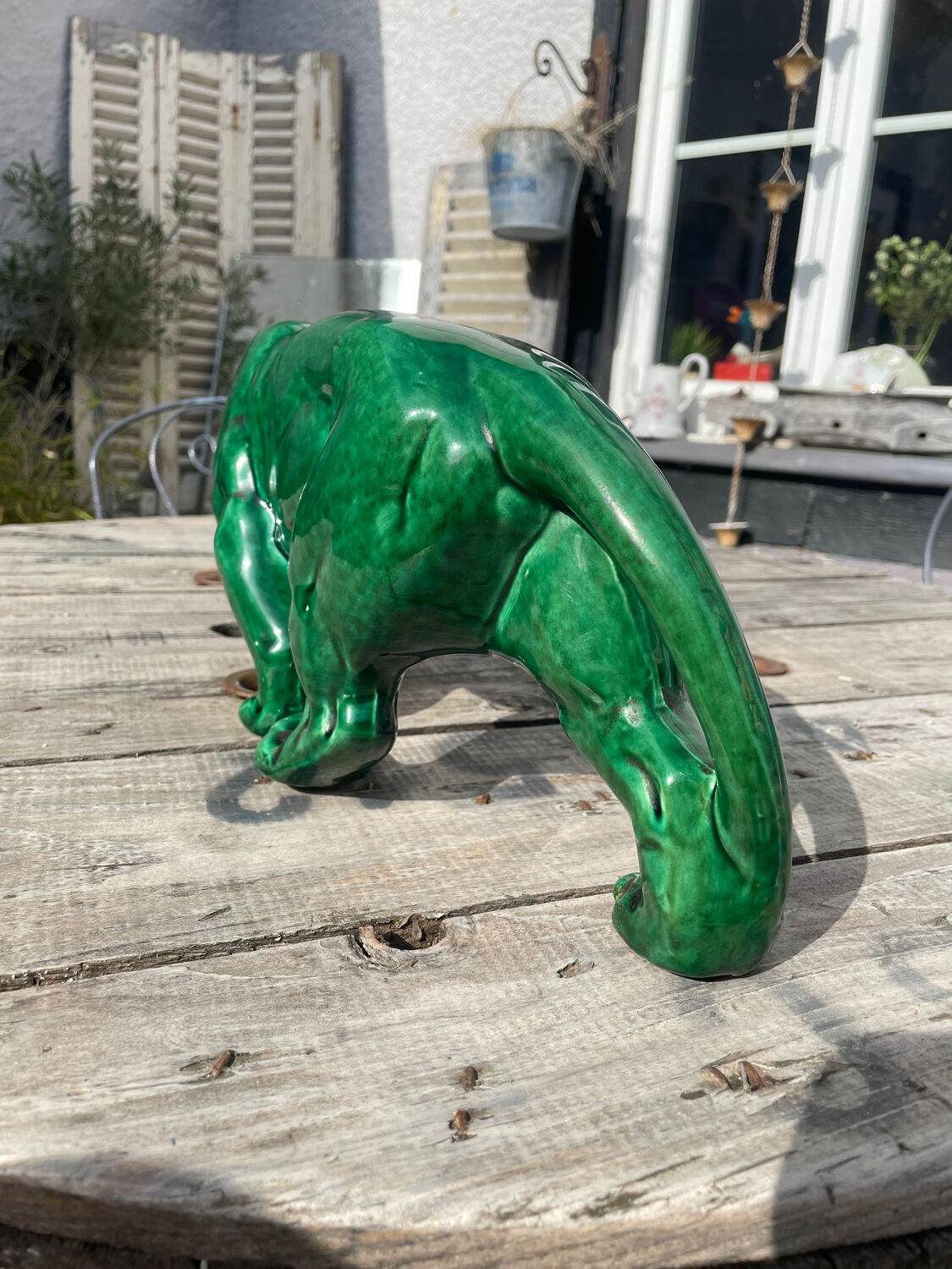 Animal statue of a panther