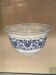 Poterie Ming bleu et blanc, peint à la main