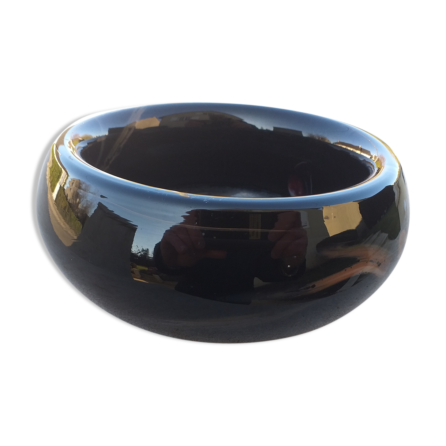 Glass paste with 70s old-fashioned vintage New Age inclusions Maure-Vieil - Bob Le Bleis