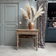 Small restored farmhouse console.