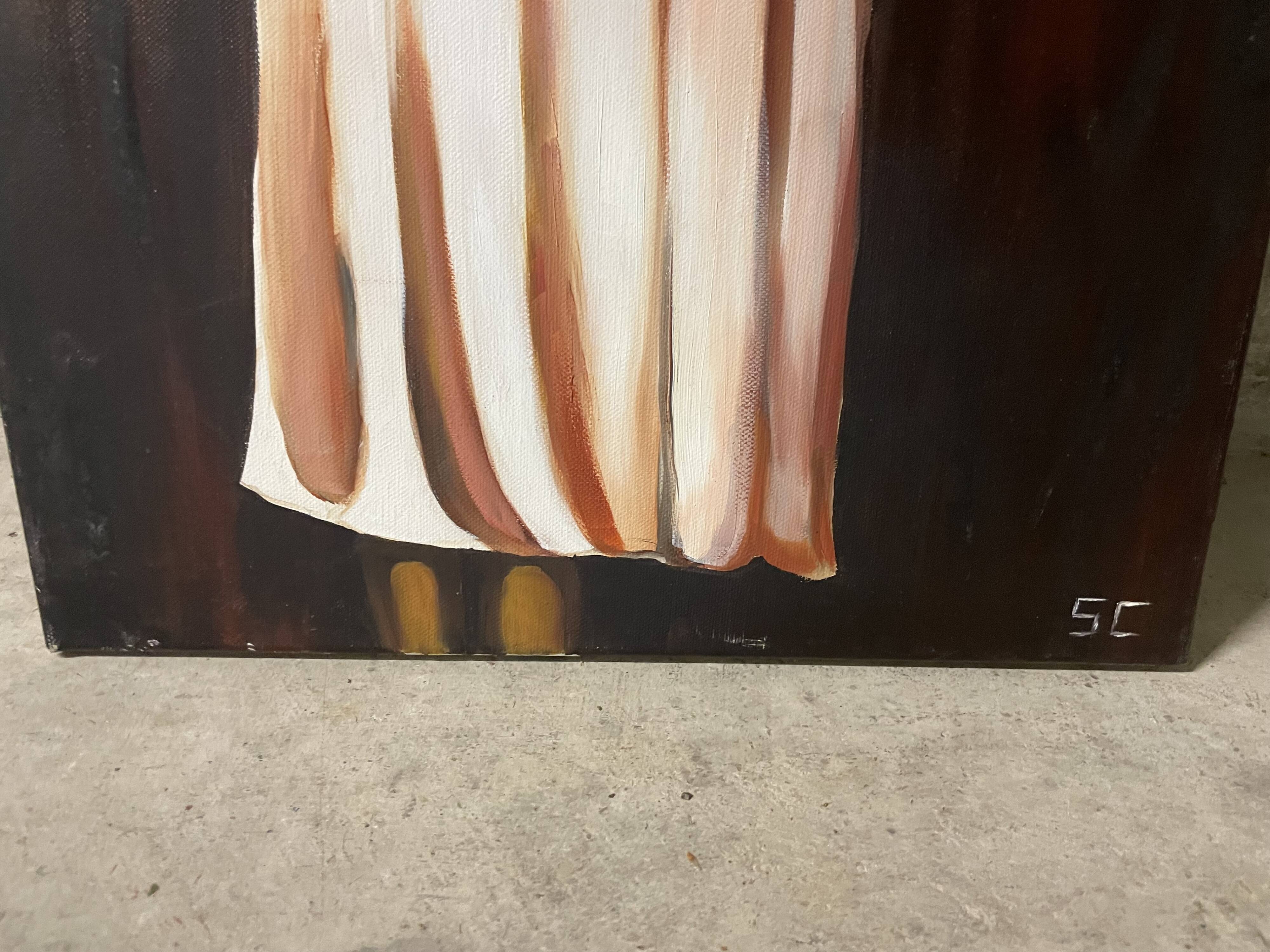 Oil on canvas "African Woman"