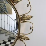 Vintage convex sun mirror Deknudt