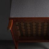 Grey boucle lounge chair | Sweden | 1940s