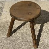 Vintage 1960s tripod stool
