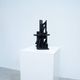 Sculpture en bois italienne abstraite