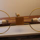 Brass pendant lamp Lucien Gau Paris 70s