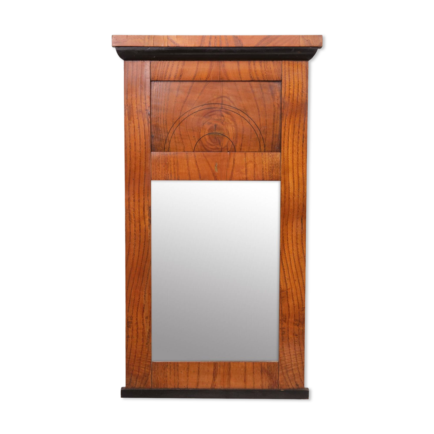 Small Biedermeier Ash Mirror, c. 1830s Germany