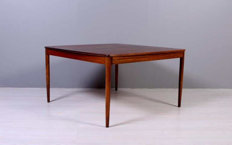 Yngvar Sandstrom rosewood table Seffle Màbelfabrik 1950s