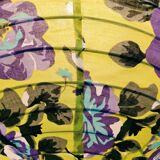 Printed fabric pear-shaped suspension