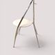 Set of 4 folding chairs "Cinderella" – Design by Hiroyuki Yamakado, c. 1