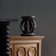 African Dogon stool from the mid-20th century, hand-carved in wood, Wabi-Sabi style.