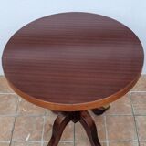 Table d'appoint en bois et laiton style empire