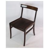 Set of two mahogany rungstedlund chairs by Ole Wancher