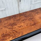 N1 coffee table in vintage 70s elm burl