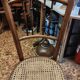 Bistro chair in wood and caning from the 1900s.