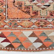 Soft Pink & Orange Rare Style Vintage Runner Rug, 91x359 Cm