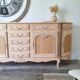 Louis XV style buffet in solid cherry wood, renovated.