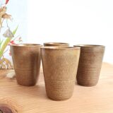 Small Digoin stoneware cups