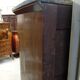 Mahogany chest of drawers – Empire / Restoration period – Black marble and bronze