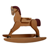 Wooden rocking horse