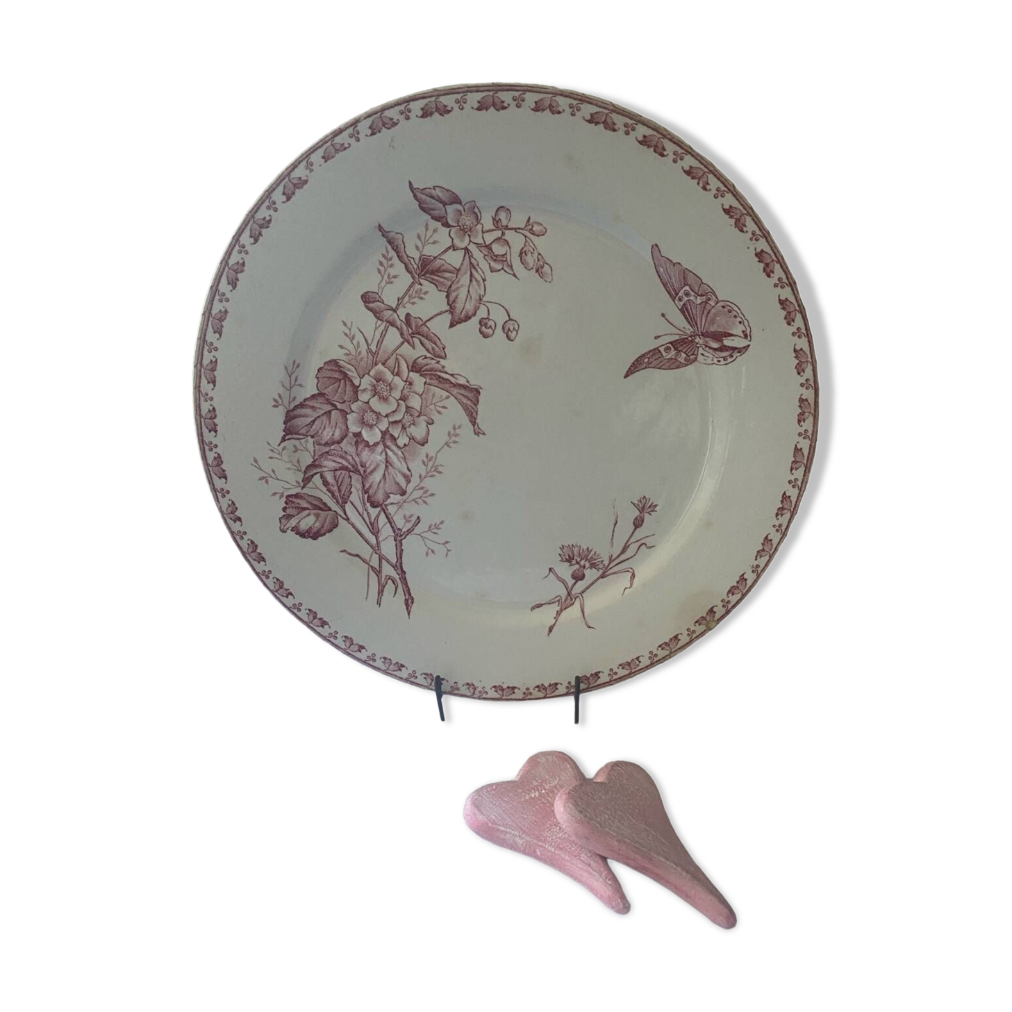 Carmen model flat plate stamped Sarreguemines