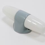 Double Bauhaus Wall Light Grey Wilhelm Wagenfeld by Linder Germany, 1950