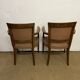 Paire de fauteuils bridge vintage