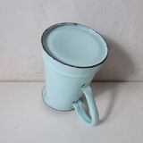 Old pitcher enamelled vintage mint