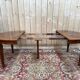 Extendable oval table in Louis XVI style – Walnut and Burl Marquetry