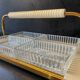 Art Deco Mirrored Appetizer Tray