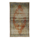 One-of-a-kind turkish handwoven vintage rug - rustic vintage charm 283x 156 cm
