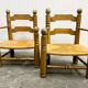 Pair of Charles Dudouyt low rushed easy armchairs, 1940s.