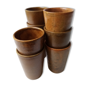 Set of 8 Digoin glasses
